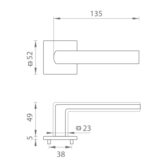 TI - POPULAR - HR 4161 5SQ T1 | OLV - Mosaz leštěná lakovaná (33)