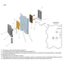 TI - Pant na sklo vertikální 3696 | OCS - Chrom broušený (96)