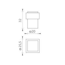 TI - Podstavec pod zarážku - 2617 | NP - Nikl perla (142)