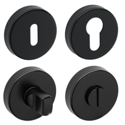 TI - ROZETA - R AP | BS - Černá matná (153)