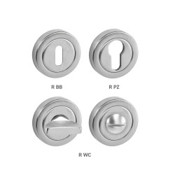 TI - ROZETA - R dělená | OCS - Chrom broušený (96)