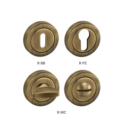 TI - ROZETA - R dělená | OGS - Bronz česaný matný (77)