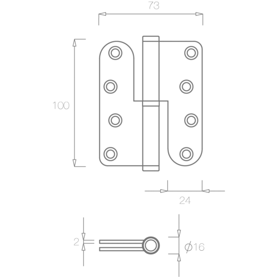 TI - ZÁVĚS DVEŘNÍ - 1847 RE