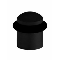 TI - Zarážka dveří oválná - 115 | BS - Černá matná (153)