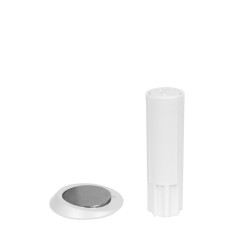 VM - Magnetická zarážka neviditelná STOPPINO Open Model 2 | WS - Bílá matná (49)