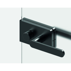 VM - TOTAL GLASS - zámek na skleněné dveře | BS - Černá matná (18)