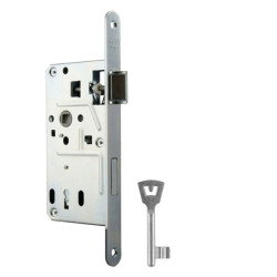 VR - Zadlabací zámek BB 72/80 - 035/186 | Bílý pozink