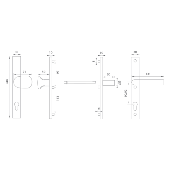 WA - FELIX H2 | Bílá (RAL 9016)