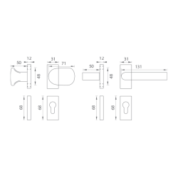 WA - FELIX - UR | Stříbrná (RAL 9006)