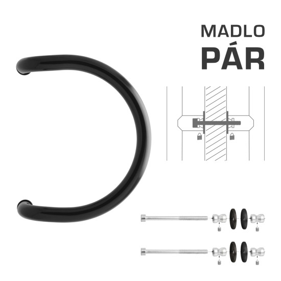 WA - MADLO M1 WA/A-DHP pár | Černá (RAL 9005)