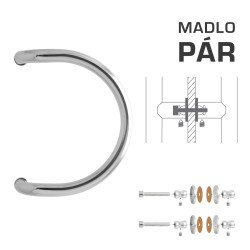 WA - MADLO M1 WA/A-S-SKLO pár | LN - Leštěná nerez