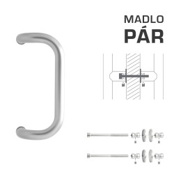 WA - MADLO M2 WA/A-DHP pár | BN - Broušená nerez