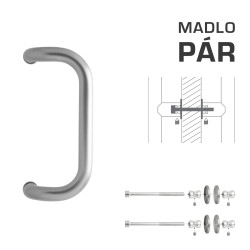 WA - MADLO M2 WA/A-DHP pár | Stříbrná (RAL 9006)