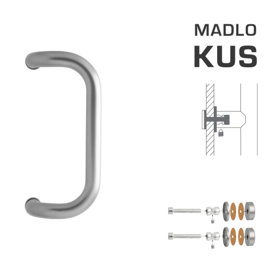 WA - MADLO M2 WA/C-S-SKLO ks | Stříbrná (RAL 9006)