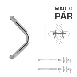 WA - MADLO M6 WA/A-DHP pár | LN - Leštěná nerez WA - MADLO M6 WA/A-DHP pár | LN - Leštěná nerez